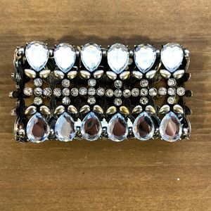 Rhinestone cuff bracelet